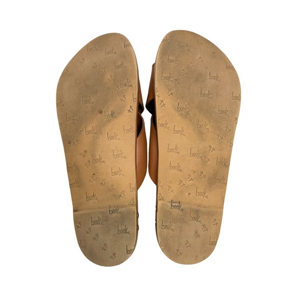 Beek Palila Tan Leather Slide Sandals Women’s Size 8 - Picture 7 of 8